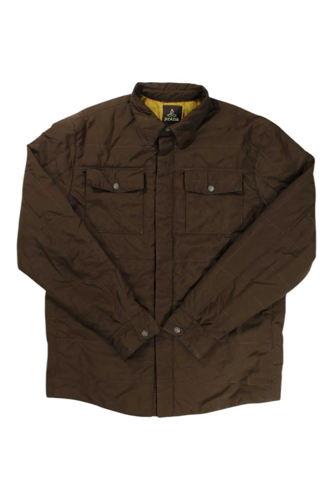 Prana Mens Puffer Button Up Jacket sold by Out&Back Outdoor
