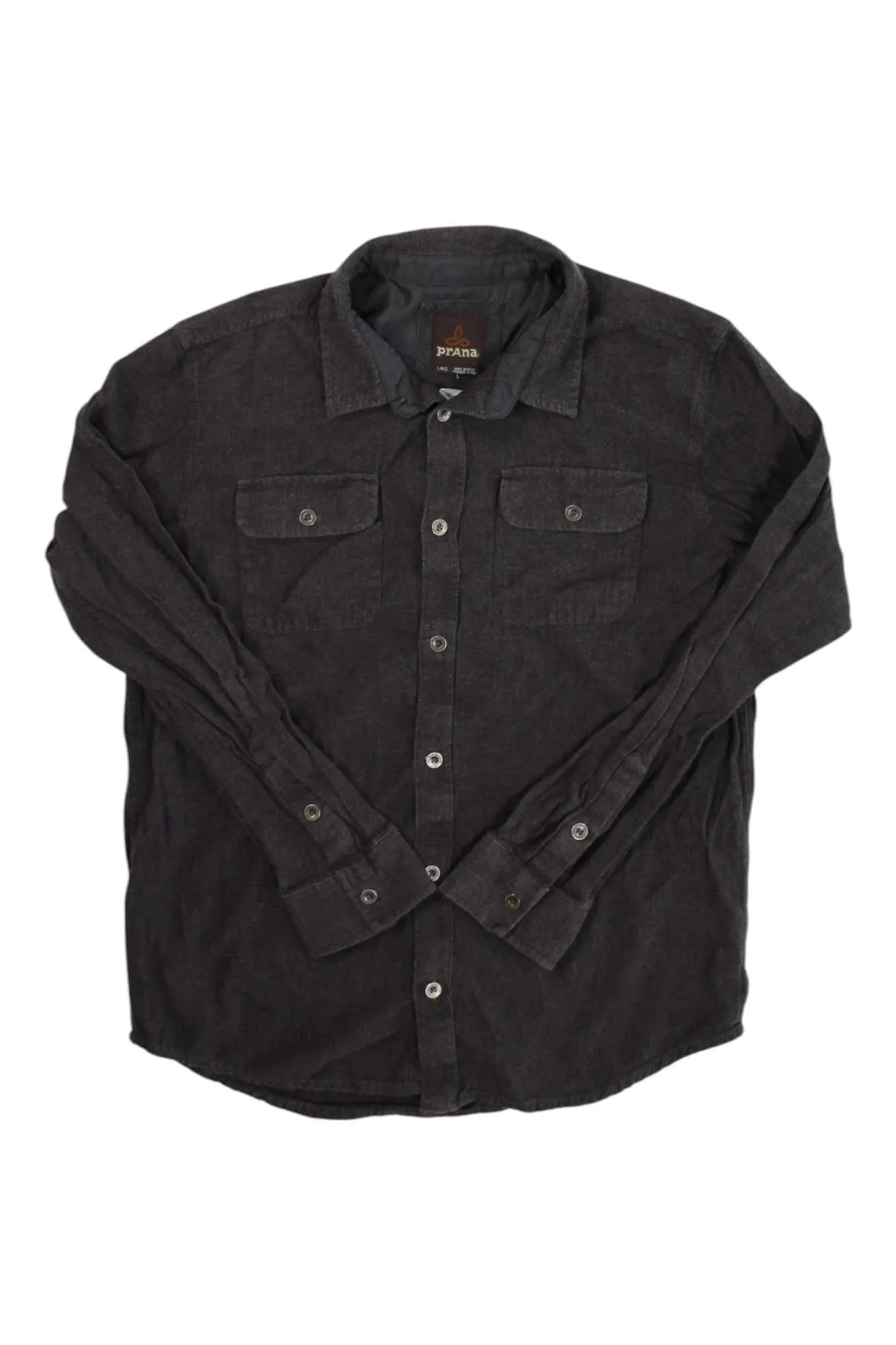 Prana Mens Lybek Long Sleeve Flannel Shirt sold by Out&Back Outdoor