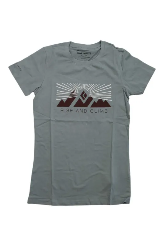 Black Diamond Womens Rise and Climb Tee sold by Out&Back Outdoor