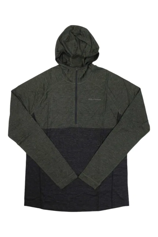 Black Diamond Mens Solution 150 Wool Half Zip Hoody Baselayer sold by Out&Back Outdoor