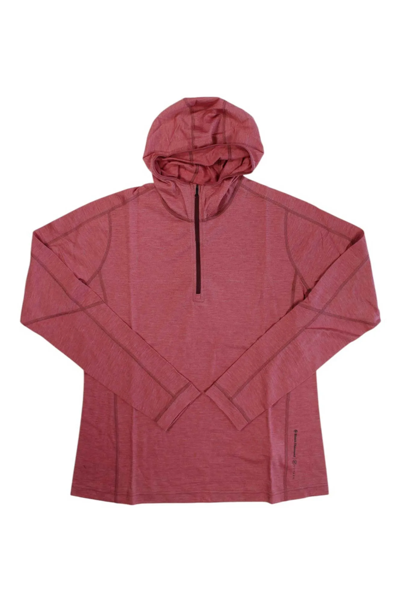 Black Diamond Womens Solution 150 Merino Quarter Zip Hoody Baselayer sold by Out&Back Outdoor