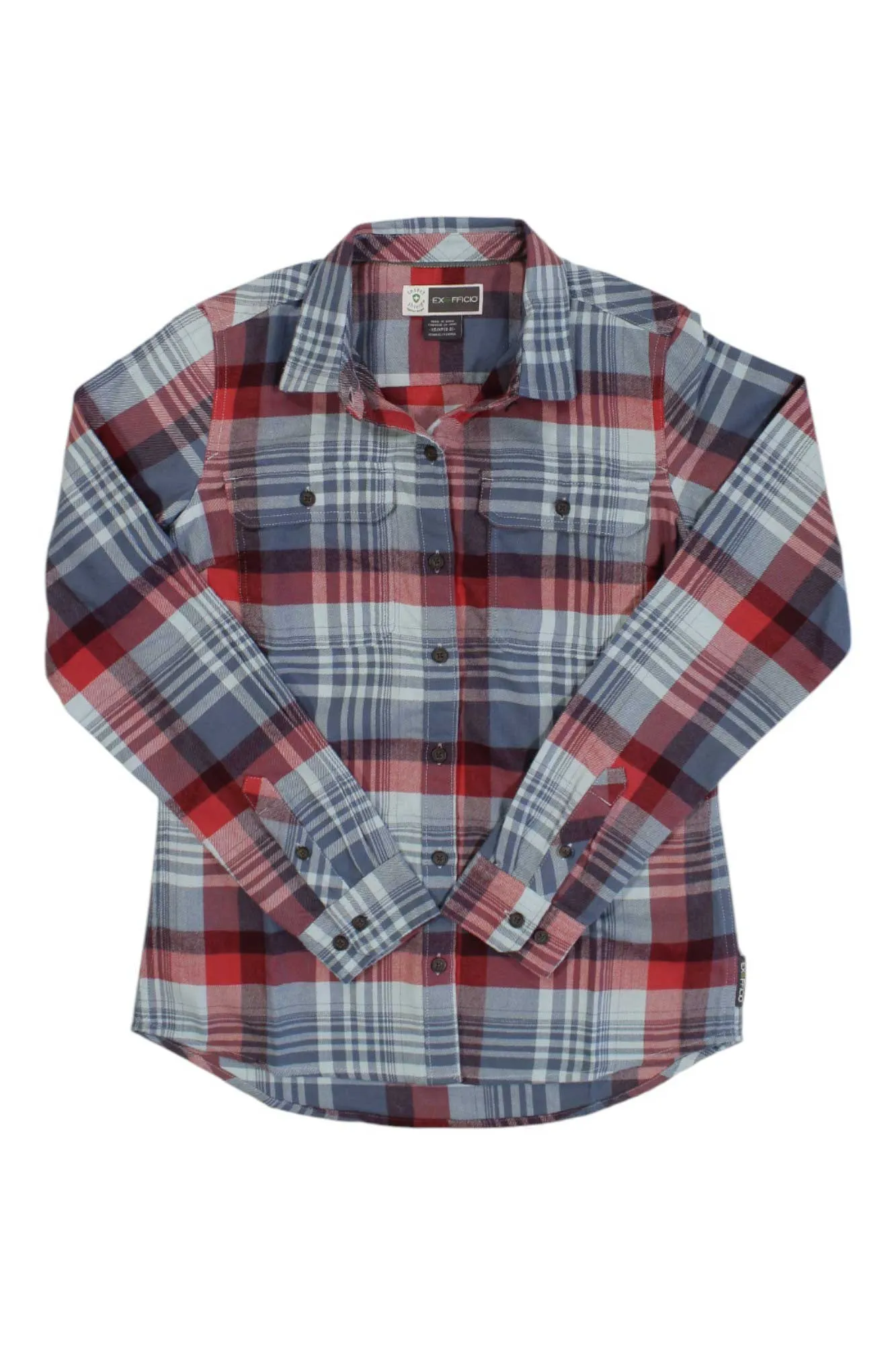 ExOfficio Womens BugsAway Redding Midweight Flannel LS Shirt sold by Out&Back Outdoor