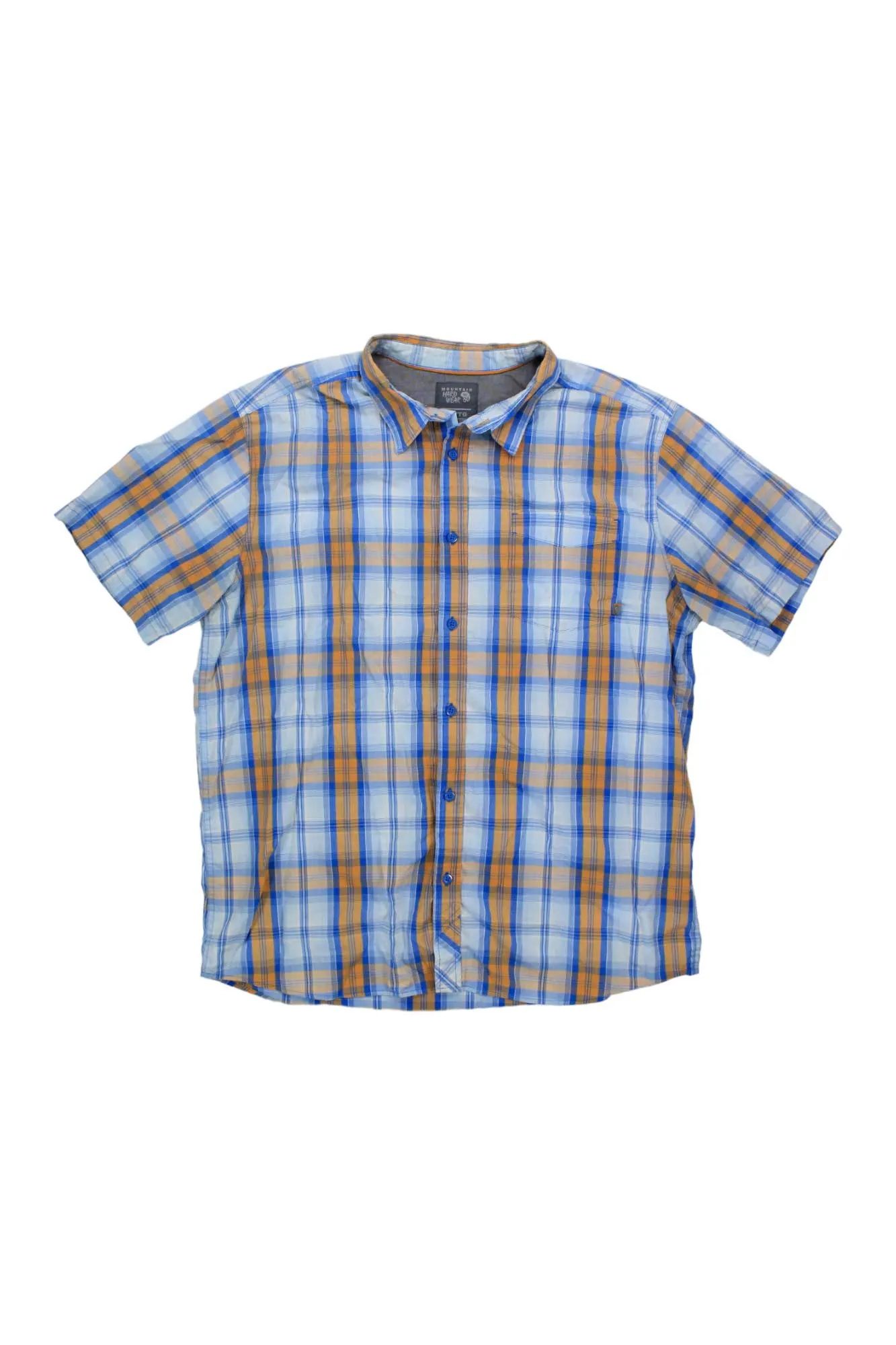Mountain Hardwear Mens Short Sleeve Plaid Button Up sold by Out&Back Outdoor