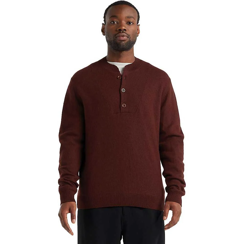 Icebreaker Mens Abbeyfield Half Button Sweater sold by Out&Back Outdoor
