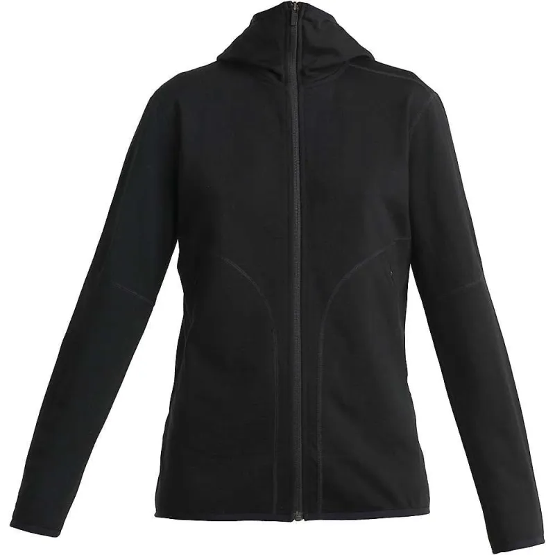 Icebreaker Womens Merino 560 Realfleece Elemental II LS Zip Hoodie sold by Out&Back Outdoor
