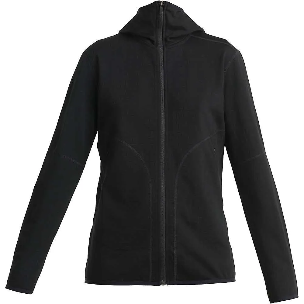 Icebreaker Womens Merino 560 Realfleece Elemental II LS Zip Hoodie sold by Out&Back Outdoor