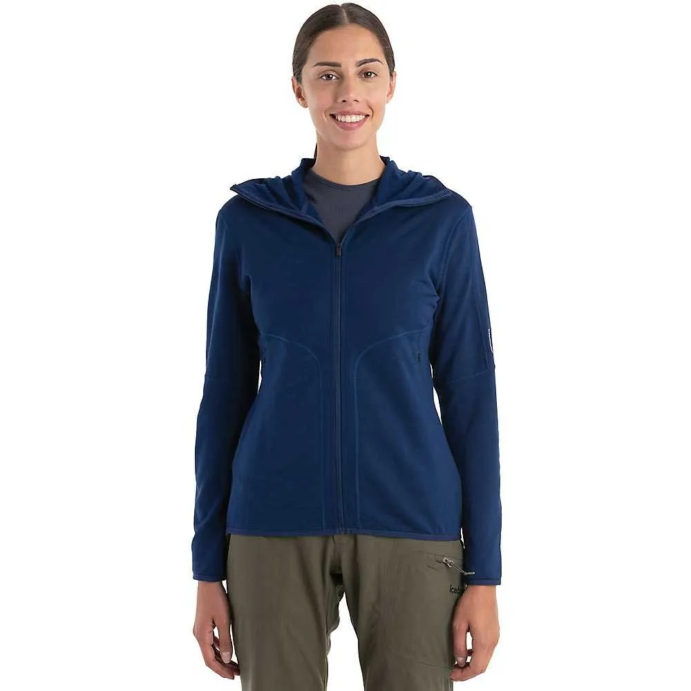 Icebreaker Womens Merino 560 Realfleece Elemental II LS Zip Hoodie sold by Out&Back Outdoor product image thumbnail 2