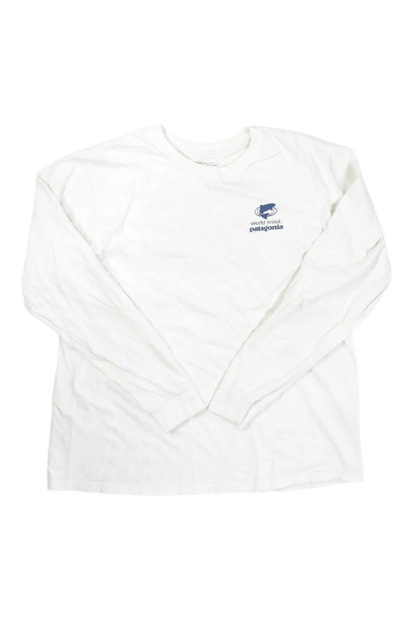 Patagonia Mens World Trout Slurped Long-Sleeved T-Shirt sold by Out&Back Outdoor