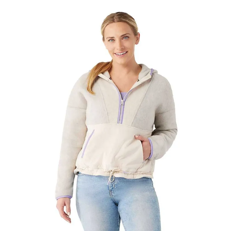 Smartwool Womens Hudson Trail Fleece Cropped Hoodie made by Smartwool
