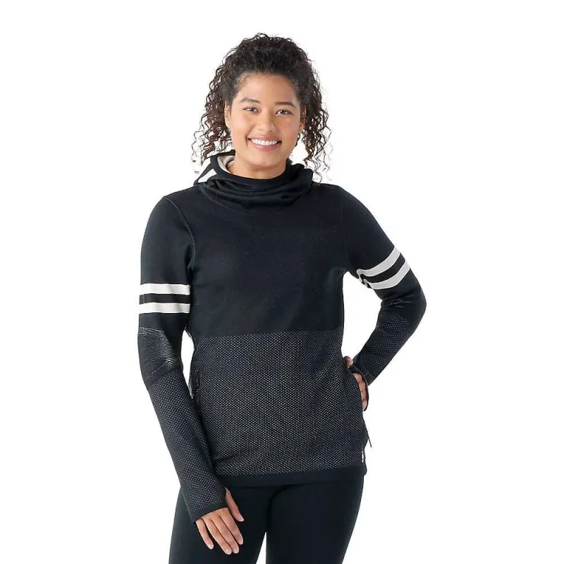 Smartwool Womens Intraknit Merino Tech Pullover Hoodie made by Out&Back Outdoor