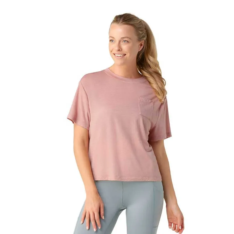 Smartwool Womens Merino Cropped SS Tee sold by Out&Back Outdoor