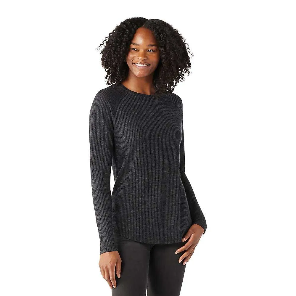 Smartwool Womens Thermal Merino Rib Crew Top sold by Out&Back Outdoor
