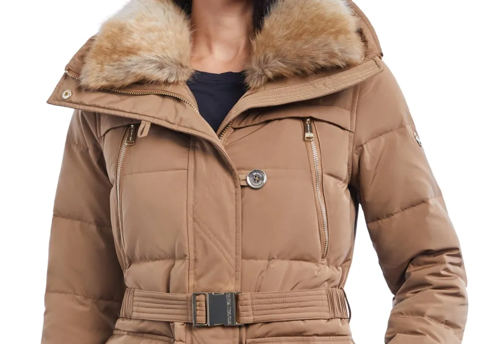 Michael Michael Kors Women's Black Faux Fur Collar Hooded Down Puffer Coat Size M sold by Out&Back Outdoor product image thumbnail 2