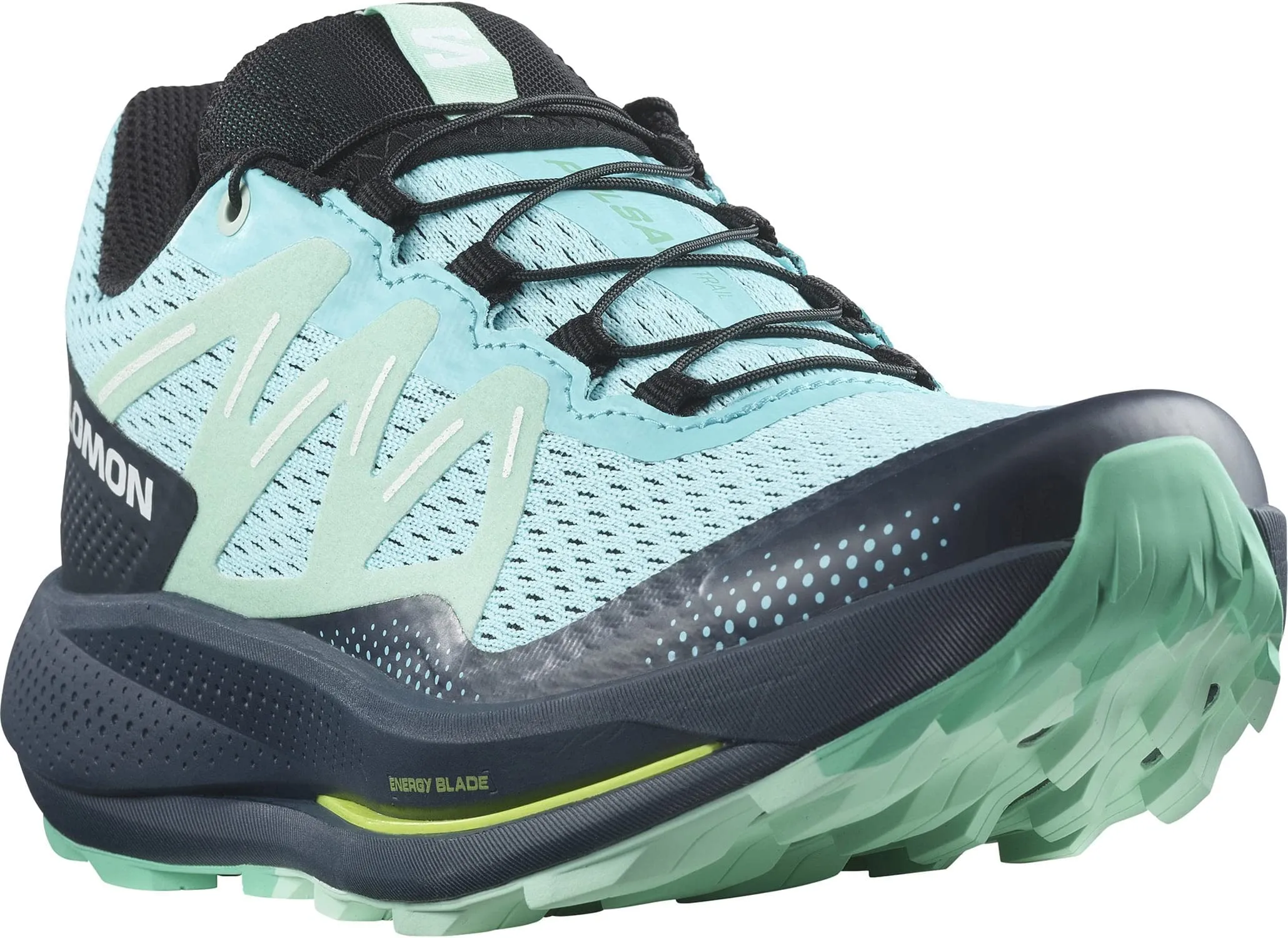 Salomon Womens Pulsar Trail Hiking Shoes - Blue Radiance sold by Out&Back Outdoor product image thumbnail 2