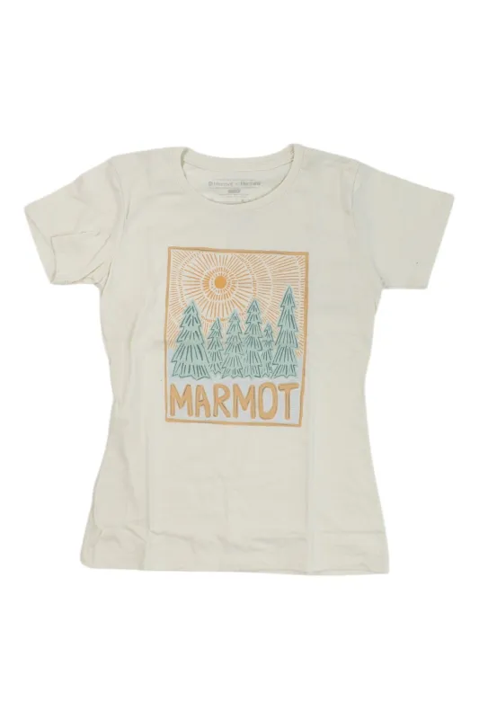 46470-7391-Wms Woodblock Tee SS-AMBHE sold by Out&Back Outdoor