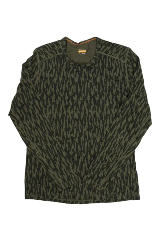 Icebreaker Men's Merino 200 Oasis Glacial Camo LS Crewe sold by Out&Back Outdoor