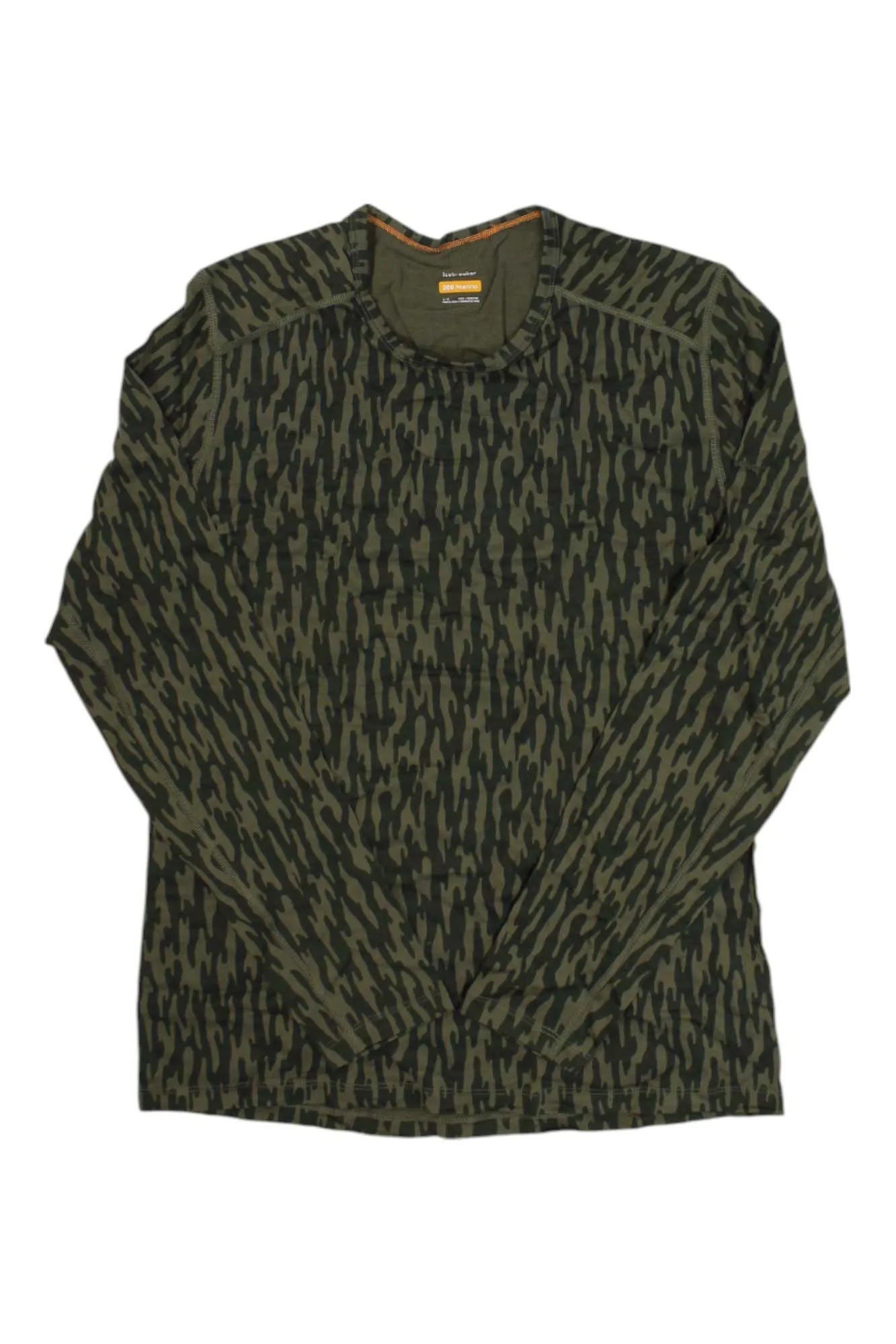 Icebreaker Men's Merino 200 Oasis Glacial Camo LS Crewe sold by Out&Back Outdoor