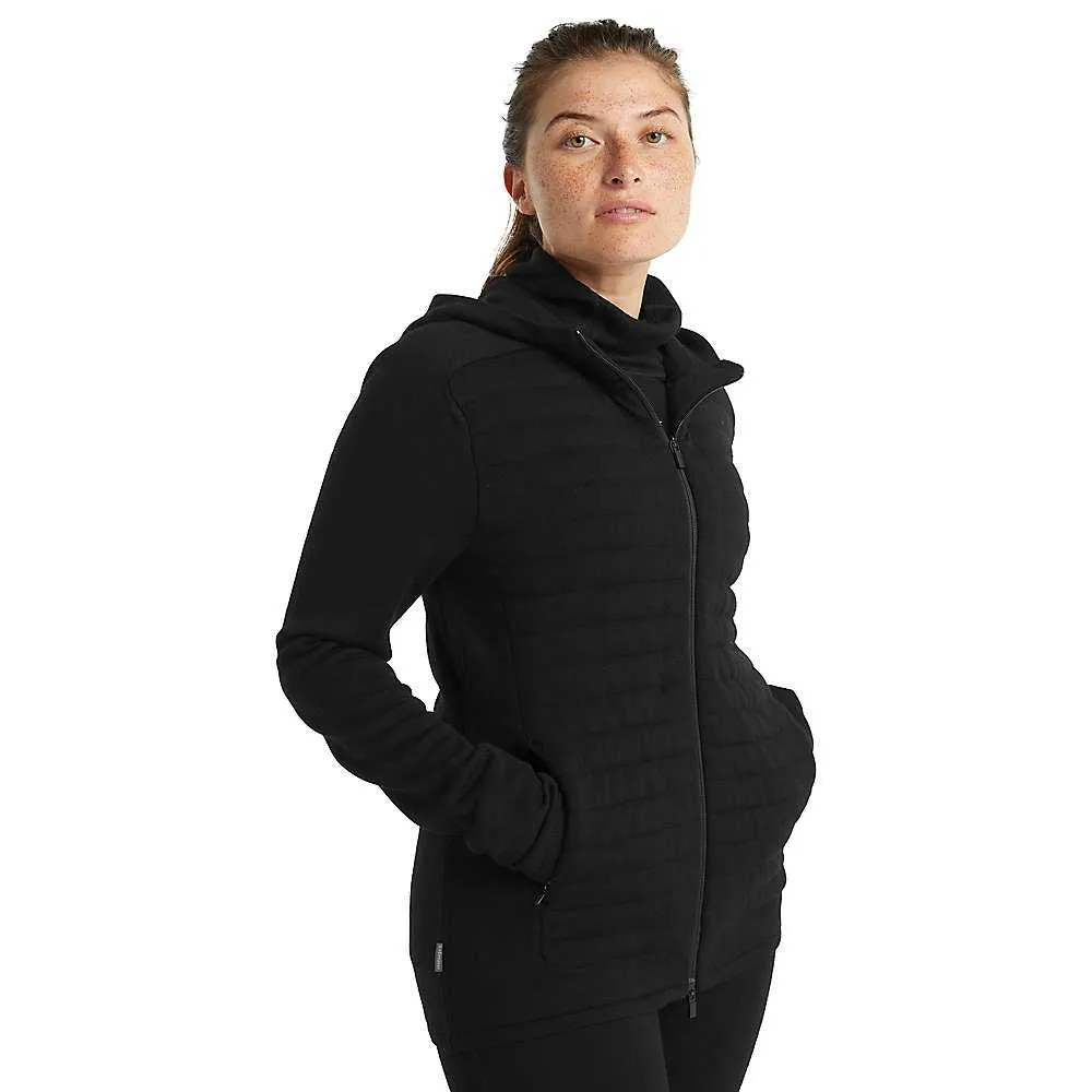 Icebreaker Womens ZoneKnit LS Zip Hoodie sold by Out&Back Outdoor product image thumbnail 3
