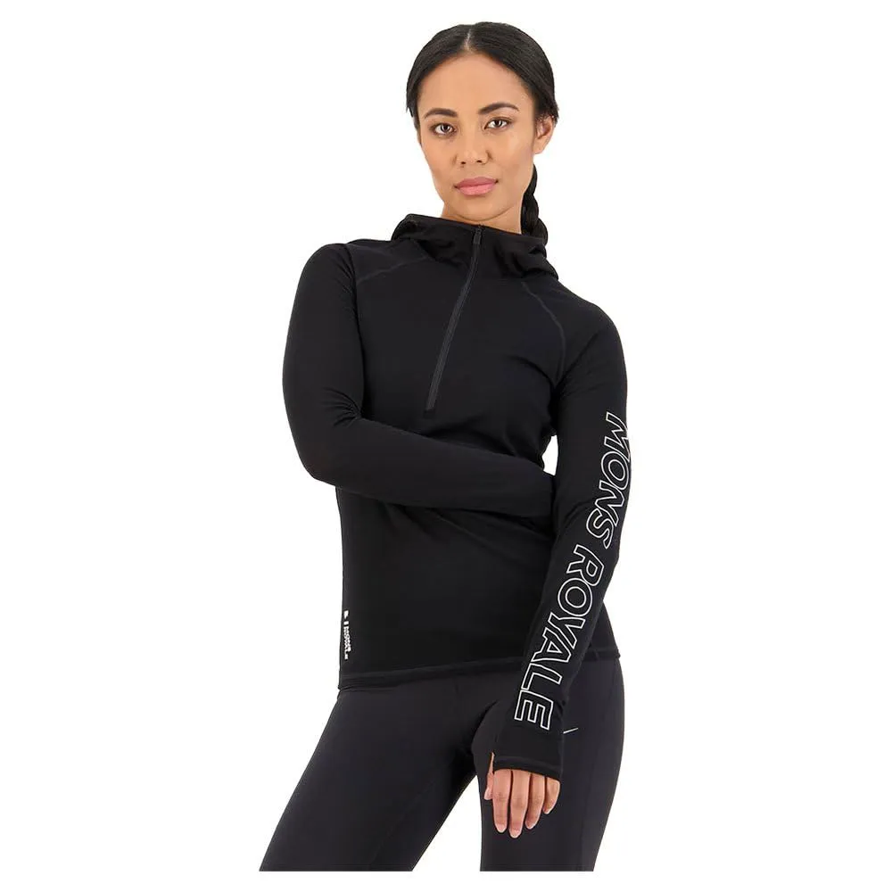 Bella Tech Hood Women's Base Layer Top - Large Black sold by Out&Back Outdoor product image thumbnail 2
