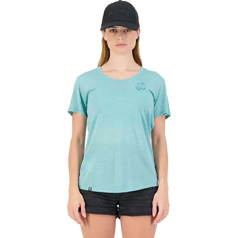Mons Royale Women's Zephyr Tee - XS - Sage sold by Out&Back Outdoor