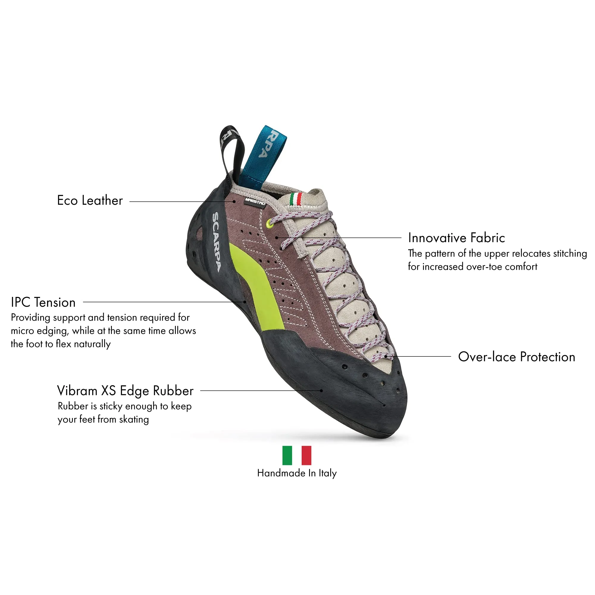 SCARPA Women's Maestro Mid Eco Lace Climbing Shoes - MalvaMilk sold by Out&Back Outdoor product image thumbnail 2