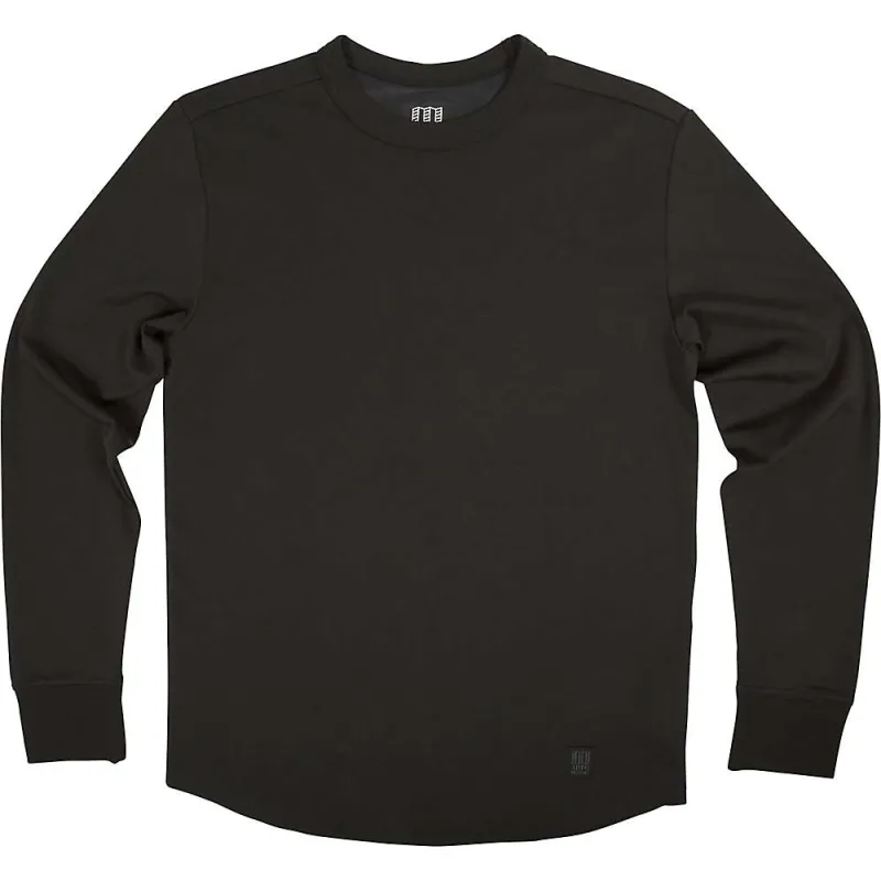 Topo Designs Men's Long Sleeve Tech Tee - Black sold by Out&Back Outdoor