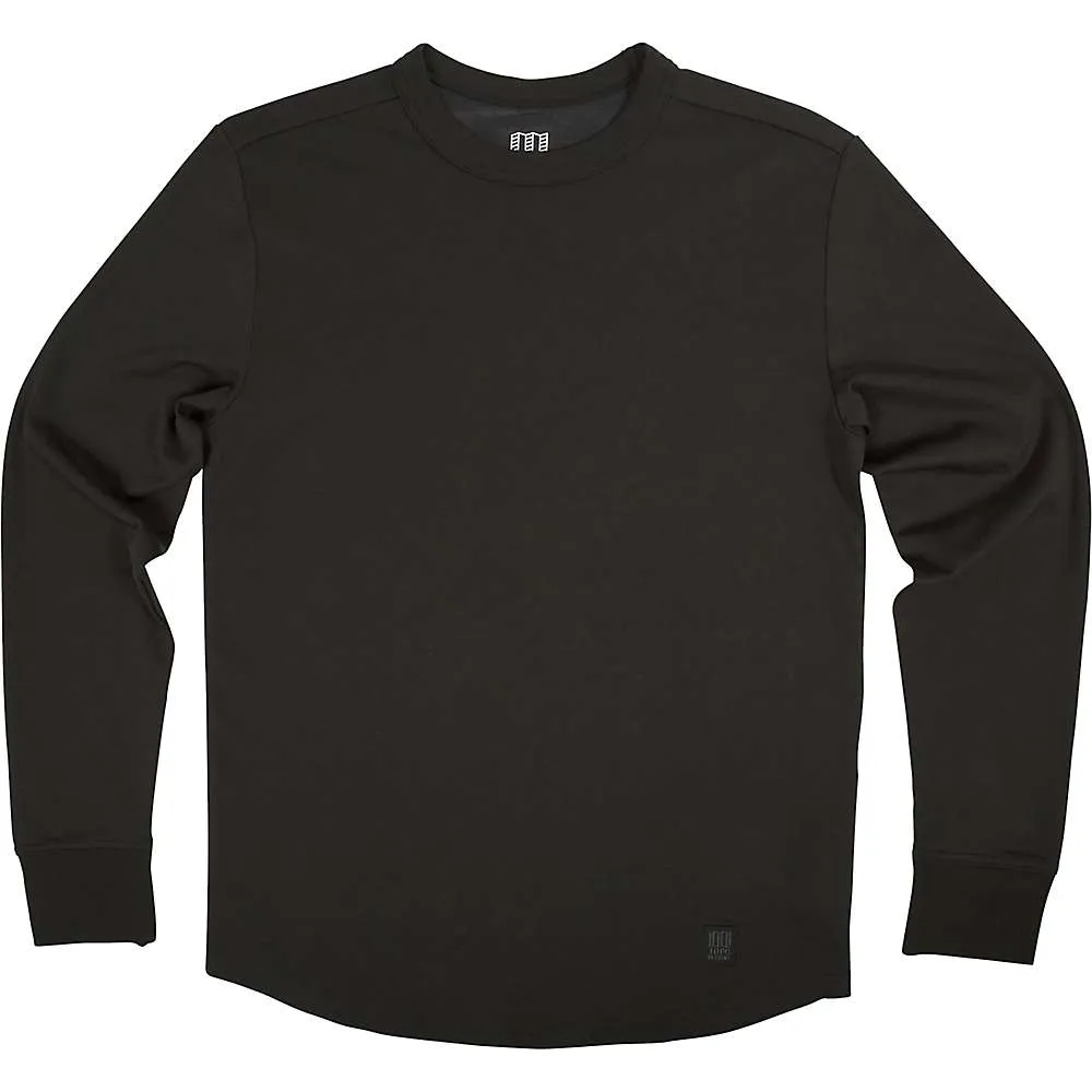 Topo Designs Men's Long Sleeve Tech Tee - Black sold by Out&Back Outdoor