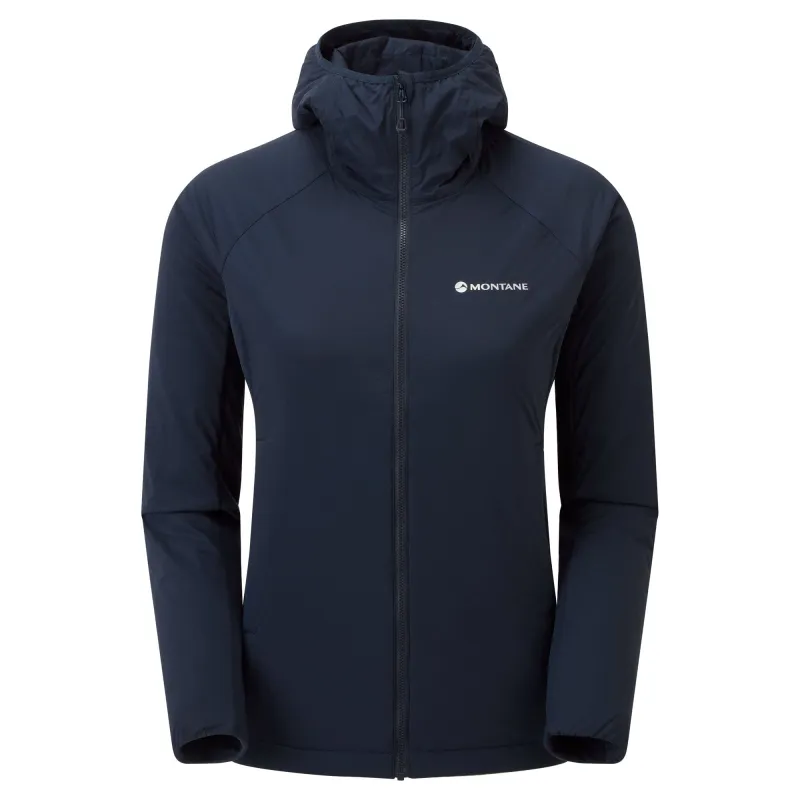 Montane Women's Fireball Lite Hooded Jacket - Eclipse Blue sold by Out&Back Outdoor