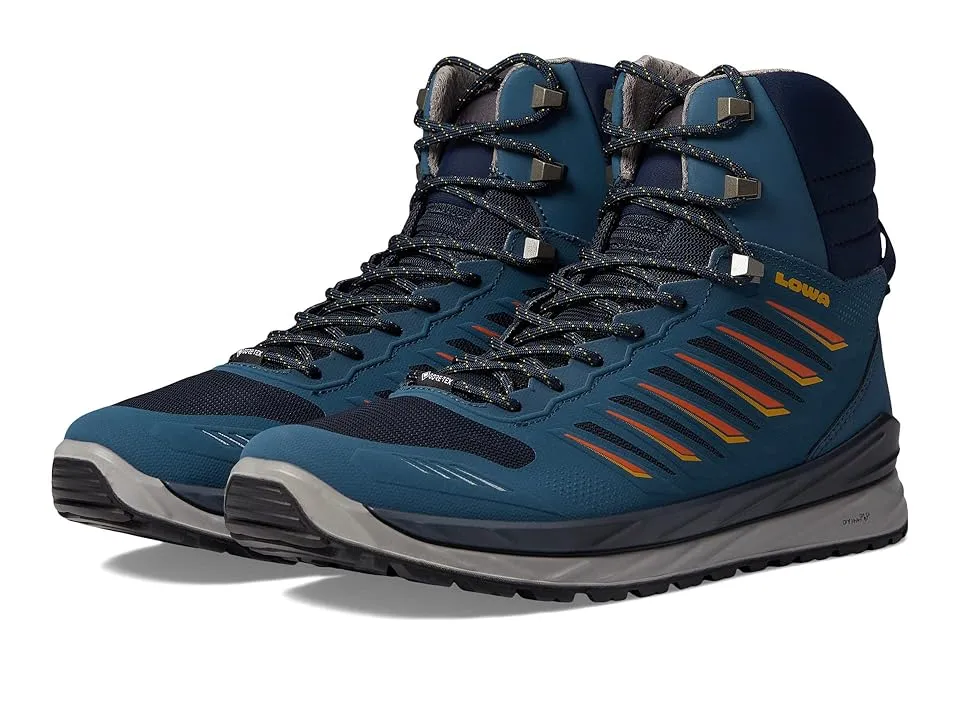 Lowa Axos GTX Mid Hiking Boots - Steel Blue/Orange sold by Out&Back Outdoor product image thumbnail 2