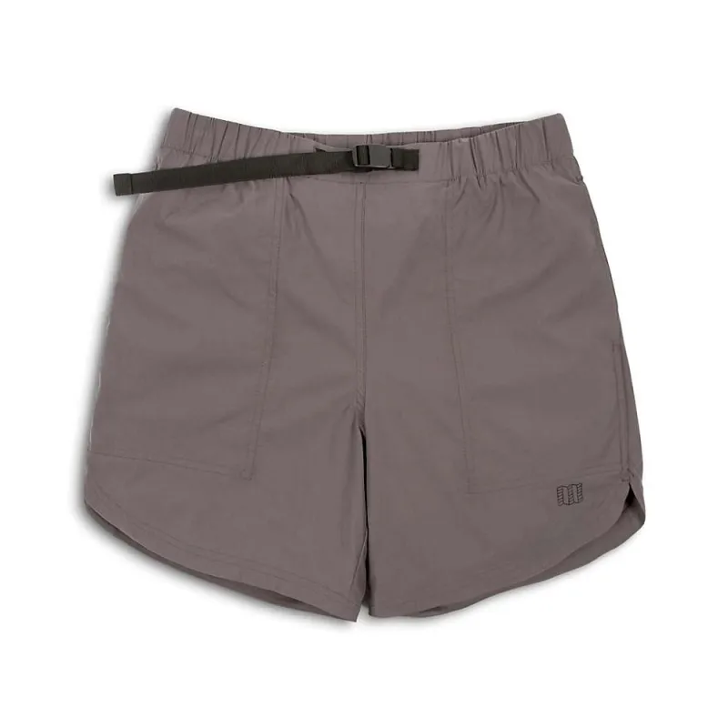 Topo Designs Men's River Lightweight 6 Inch Short - Small - Charcoal sold by Out&Back Outdoor