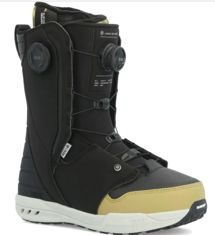 Ride Mens Lasso Pro Wide snowboard boots sold by Out&Back Outdoor