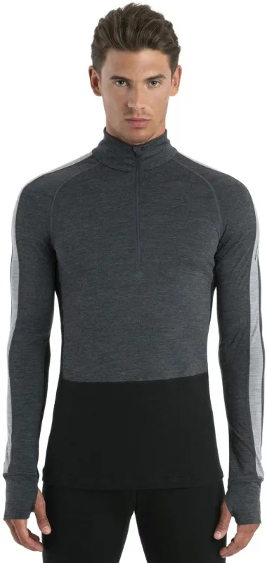 Icebreaker Mens Merino 200 Zoneknit LS Half Zip Top sold by Out&Back Outdoor