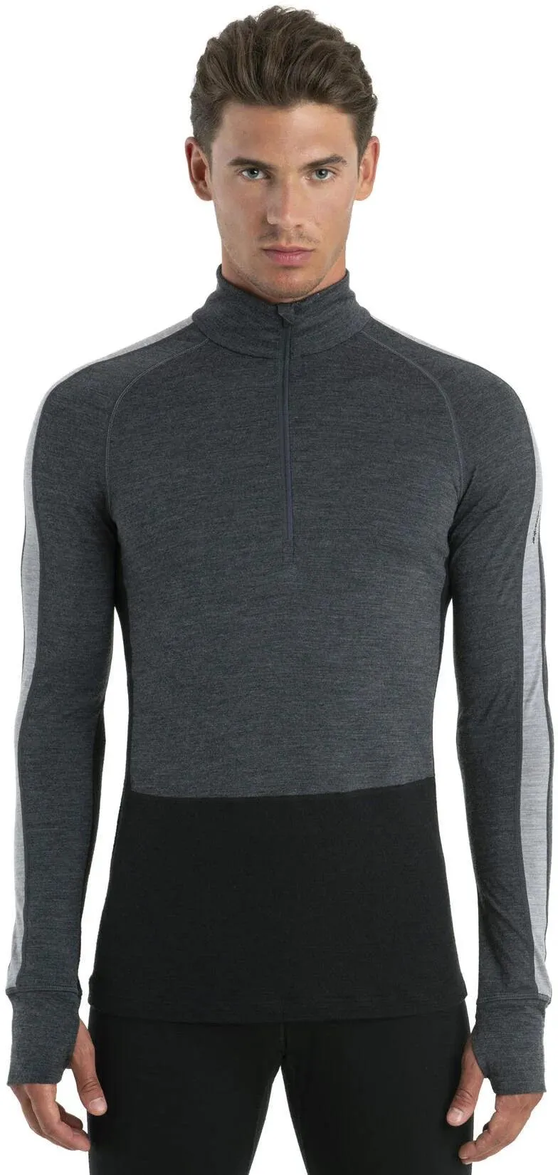 Icebreaker Mens Merino 200 Zoneknit LS Half Zip Top sold by Out&Back Outdoor