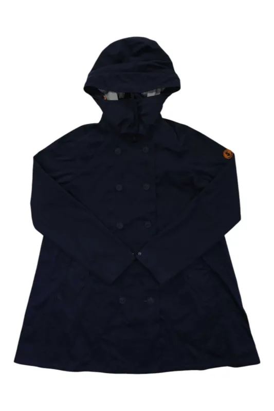 Save The Duck Womens Full Length Hooded & Double Breasted Rain Coat sold by Out&Back Outdoor