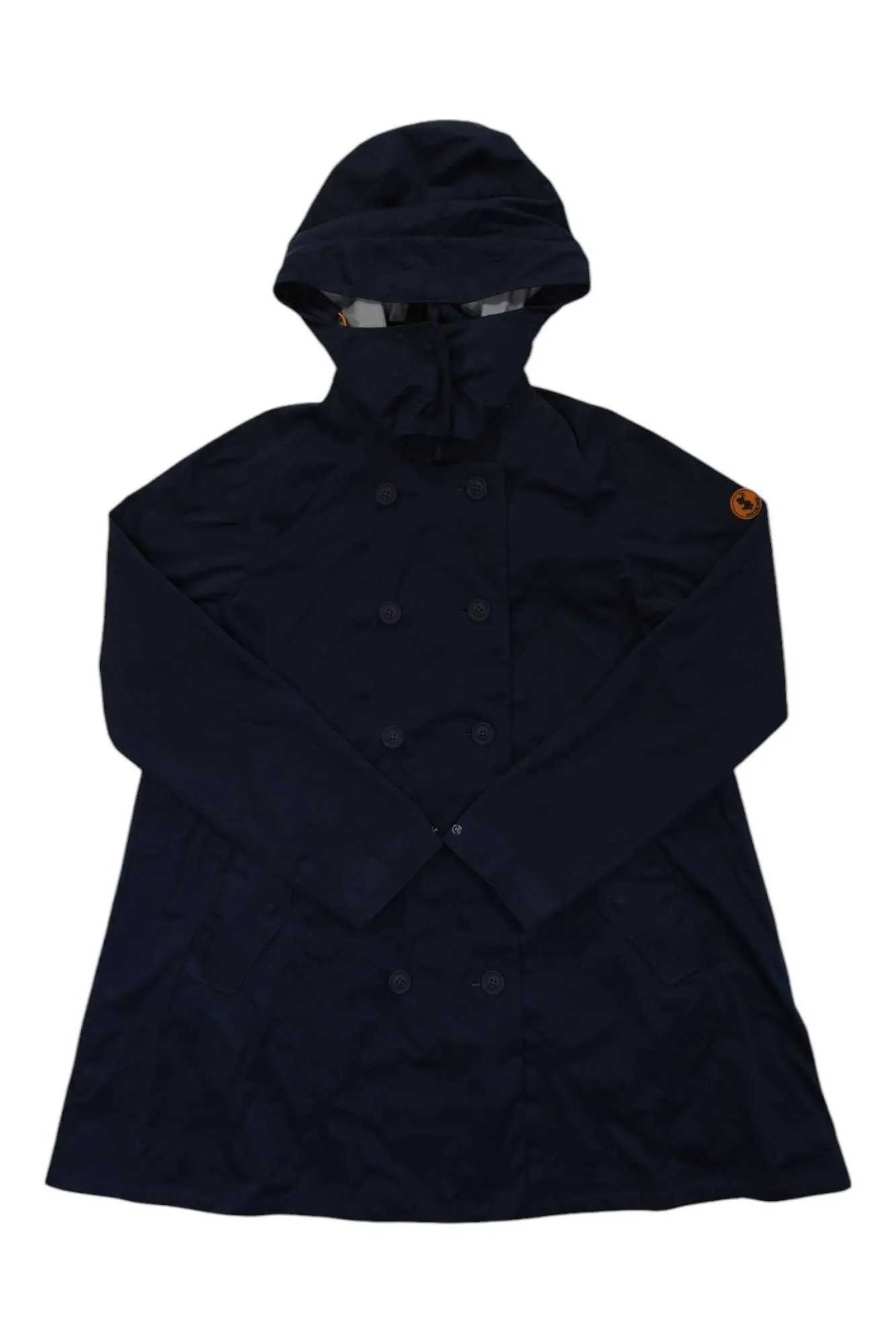 Save The Duck Womens Full Length Hooded & Double Breasted Rain Coat sold by Out&Back Outdoor