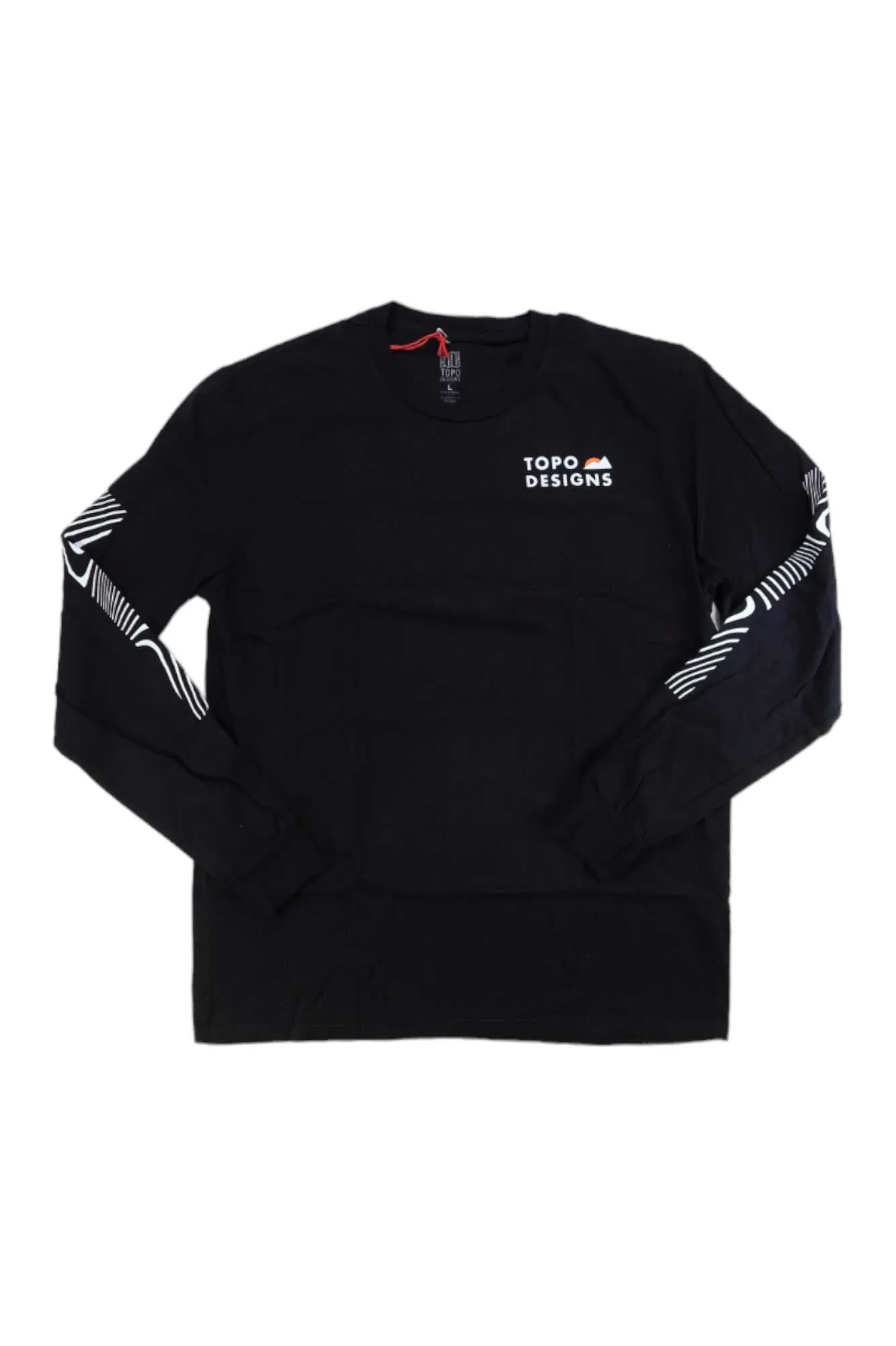 Topo Designs Mens Mountain Waves LS Tee sold by Out&Back Outdoor