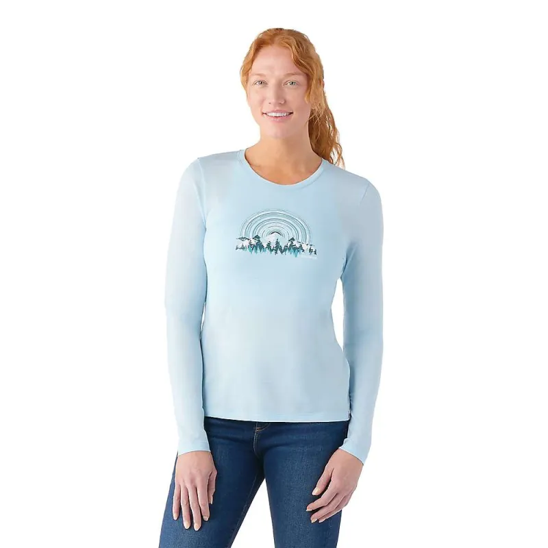 Smartwool Womens Never Summer Mountains Graphic LS Tee made by Smartwool