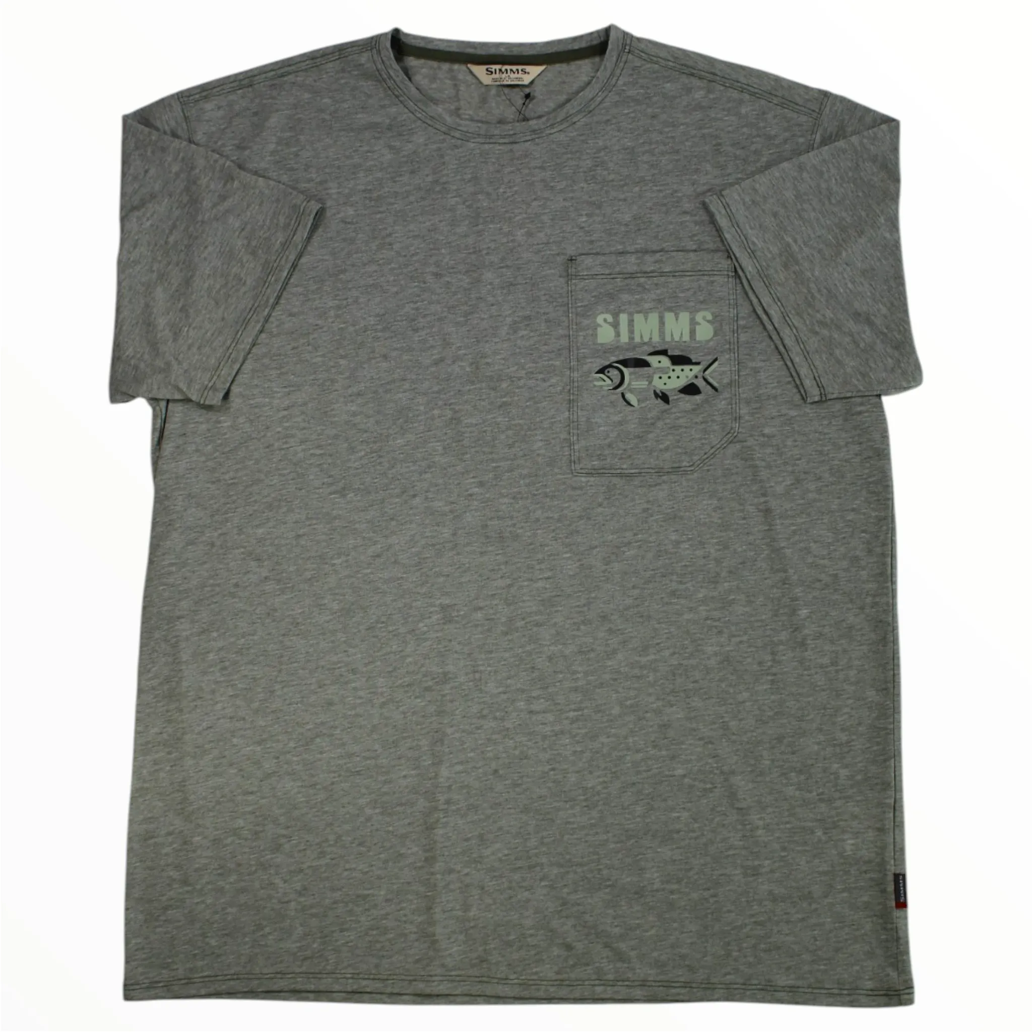 Simms Mens Harbor Lightweight Pocket T Shirt sold by Out&Back Outdoor