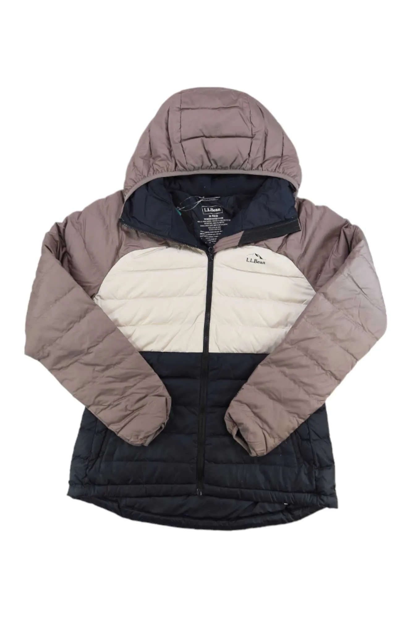 L.L.Bean Women's Down Hooded Colorblock Jacket sold by Out&Back Outdoor product image thumbnail 2