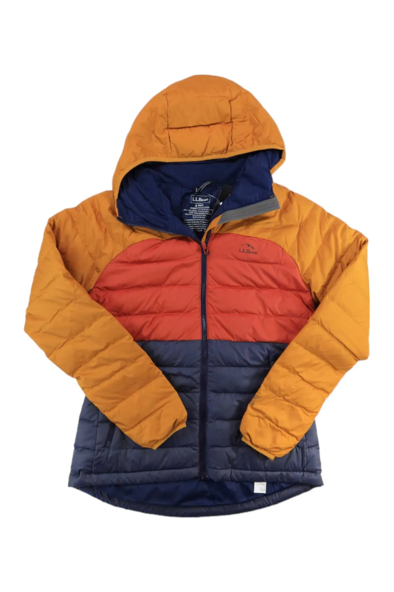 L.L.Bean Women's Down Hooded Colorblock Jacket sold by Out&Back Outdoor