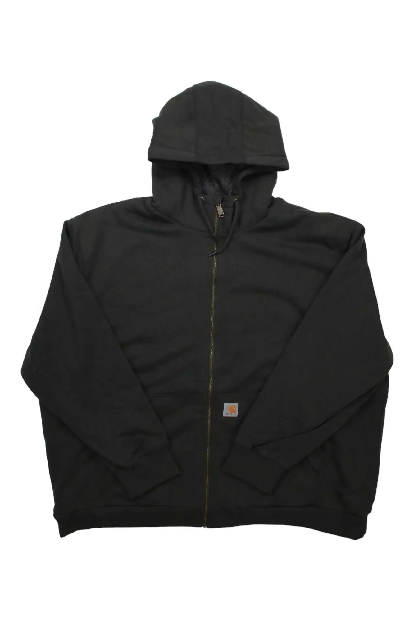 Carhartt Mens Rain Defender Relaxed Fit Midweight Sherpa-Lined Full-Zip Hooded Sweatshirt sold by Out&Back Outdoor product image thumbnail 2