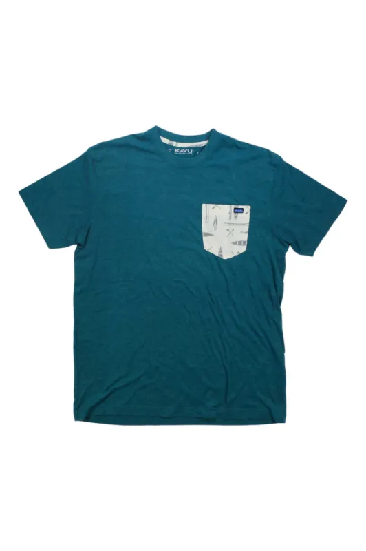 KAVU Mens Pop Pocketo T-Shirt sold by Out&Back Outdoor
