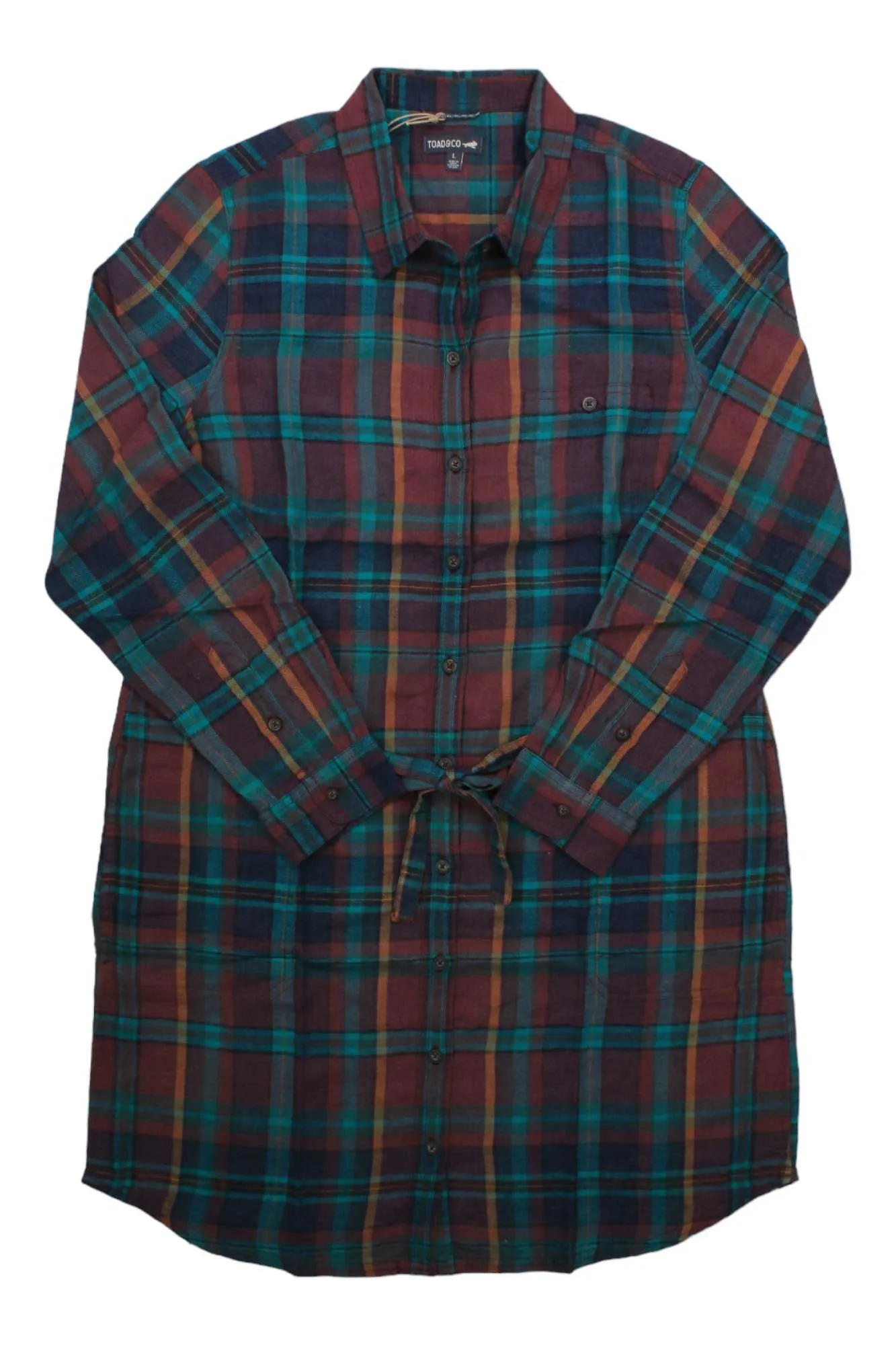 Toad & Co Womens Re-Form Flannel Shirt Dress sold by Out&Back Outdoor product image thumbnail 3