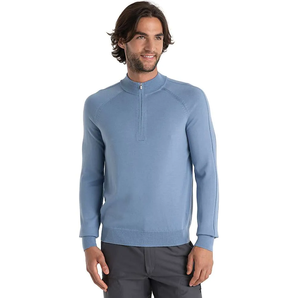 Icebreaker Men's Merinofine Luxe LS Half Zip Sweater sold by Out&Back Outdoor