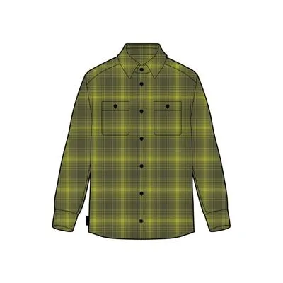 Icebreaker Mens Dawnder LS Flannel Shirt Plaid sold by Out&Back Outdoor product image thumbnail 2