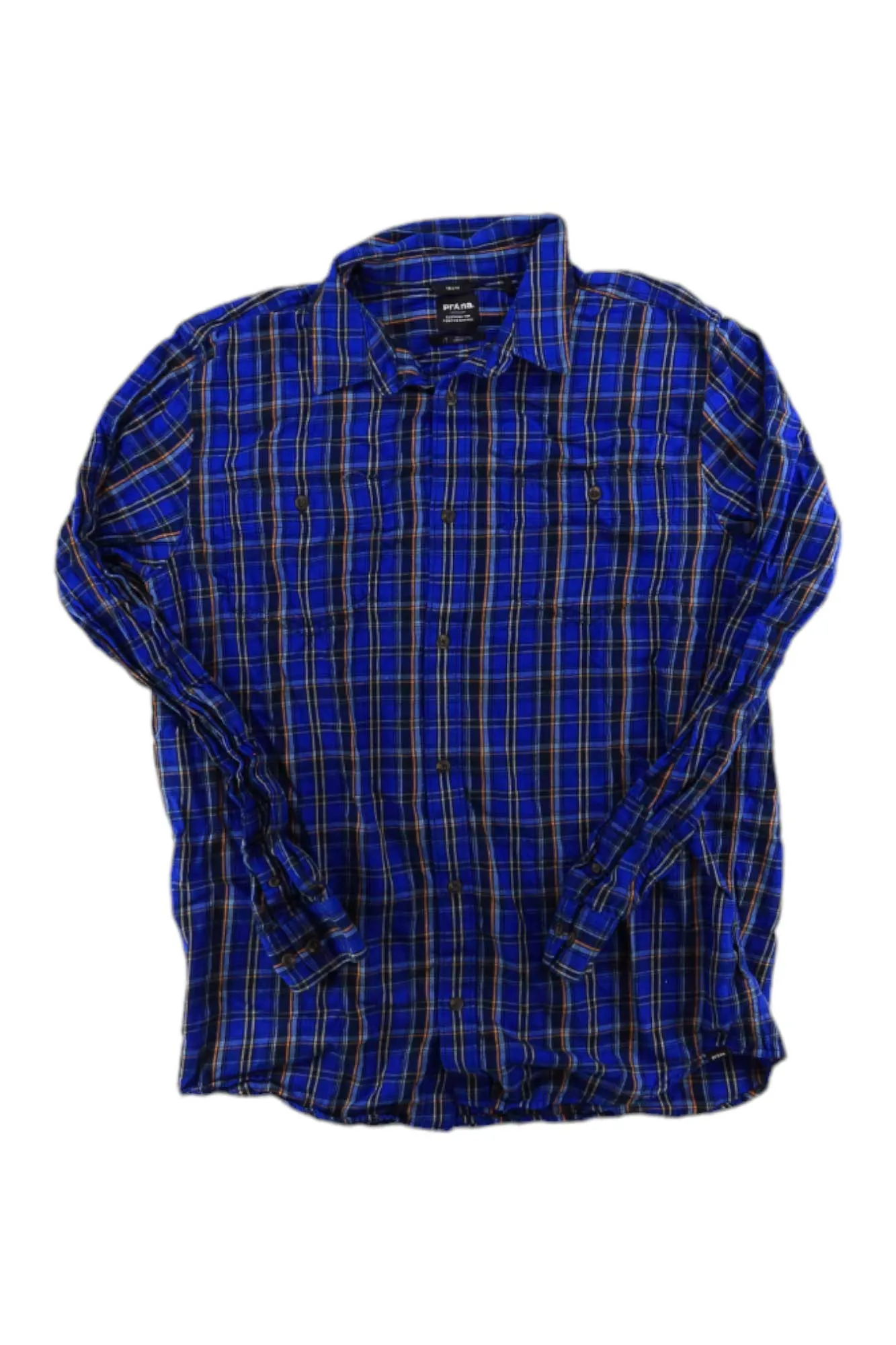 Prana Mens Dolberg Flannel Shirt - Slim sold by Out&Back Outdoor