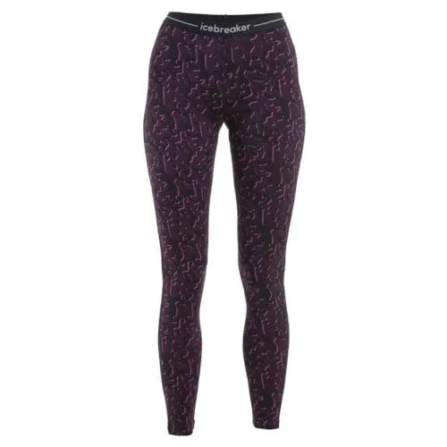 Icebreaker Women's Merino 200 Oasis Macro Camo Legging sold by Out&Back Outdoor