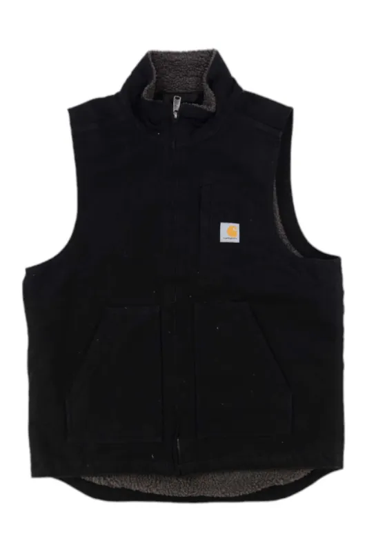 Carhartt Mens Washed Duck Sherpa-Lined Mockneck Vest sold by Out&Back Outdoor