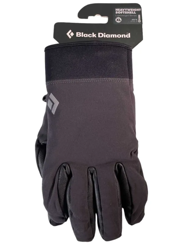 Black Diamond HeavyWeight Softshell Glove sold by Out&Back Outdoor