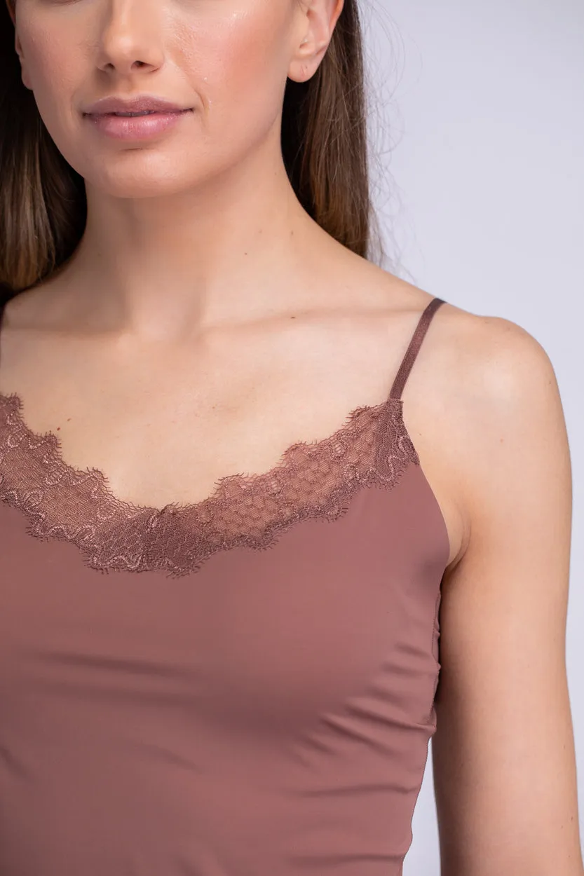 Happy Seams Lace Camisole Neutrals sold by Uwila Warrior product image thumbnail 5